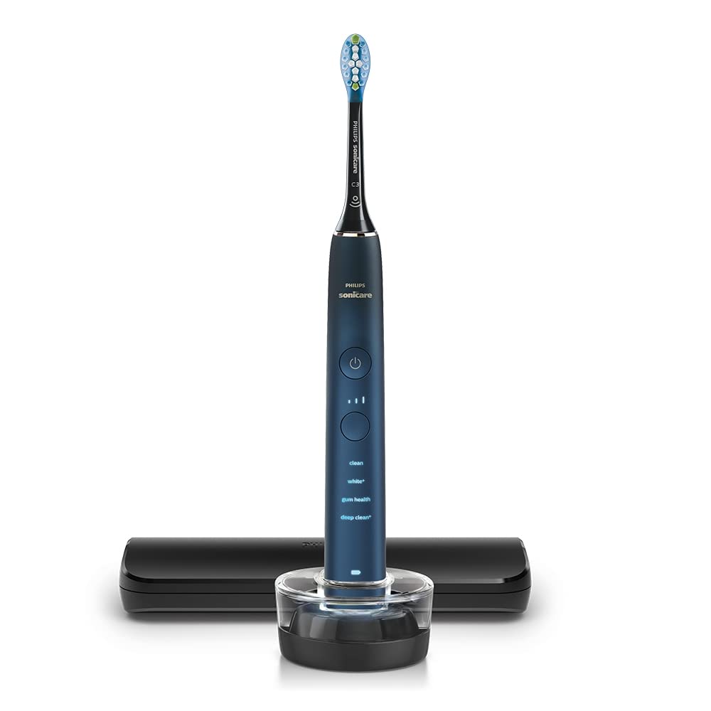 Philips Sonicare DiamondClean 9000 Electric Toothbrush, 1 Brush Head, Aqua