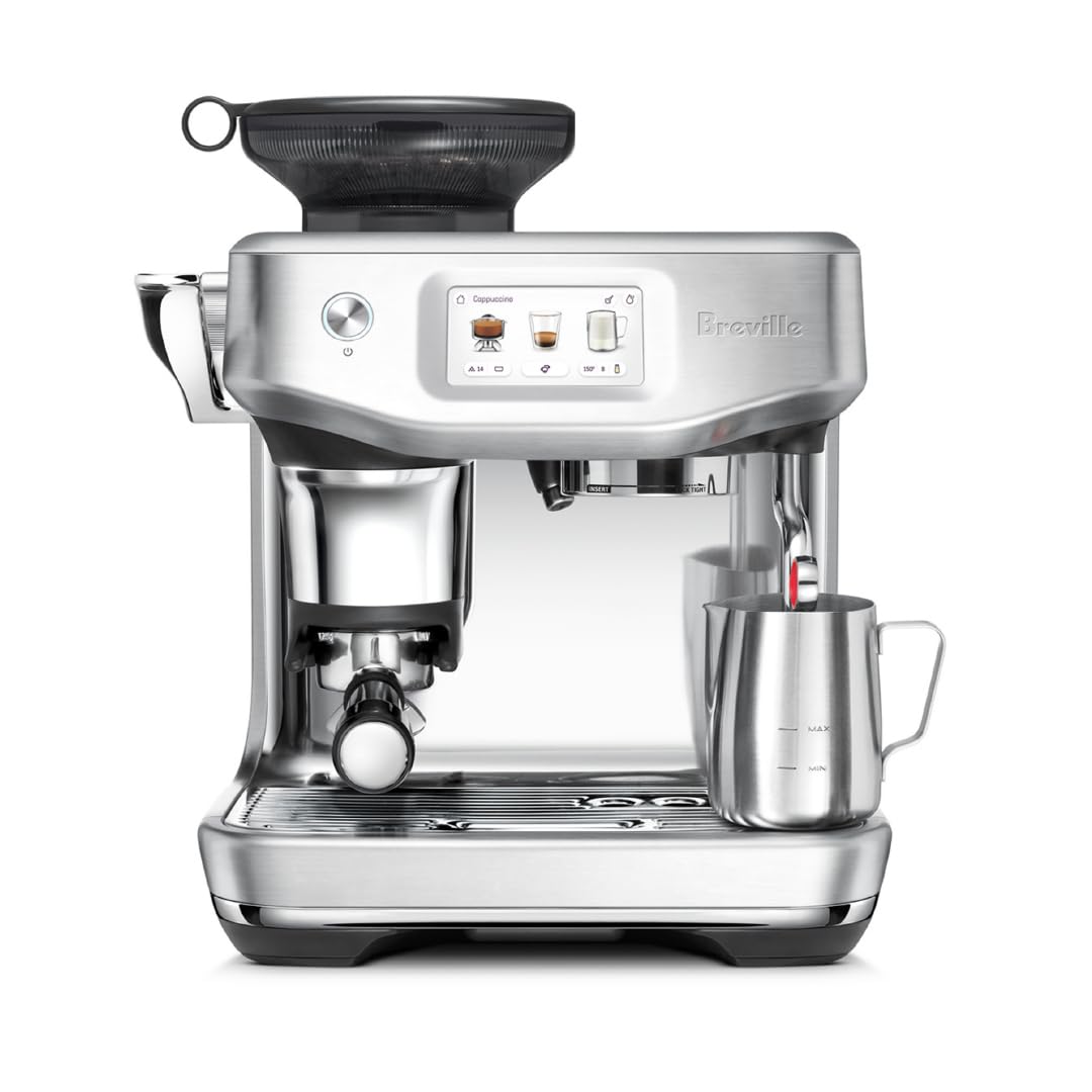 Breville the Barista Touch Impress Espresso Machine, Coffee Maker with Grinder, BES881BSS, Brushed Stainless Steel