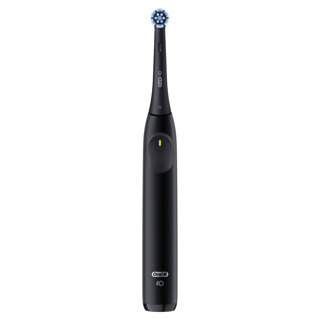 Oral-B iO2 Electric Toothbrush, for an Easy Switch to Electric, Night Black, Rechargeable Electric Toothbrushes, iO Series 2 Limited with 1 Power Toothbrush, 1 Brush Head, and 1 Travel Case