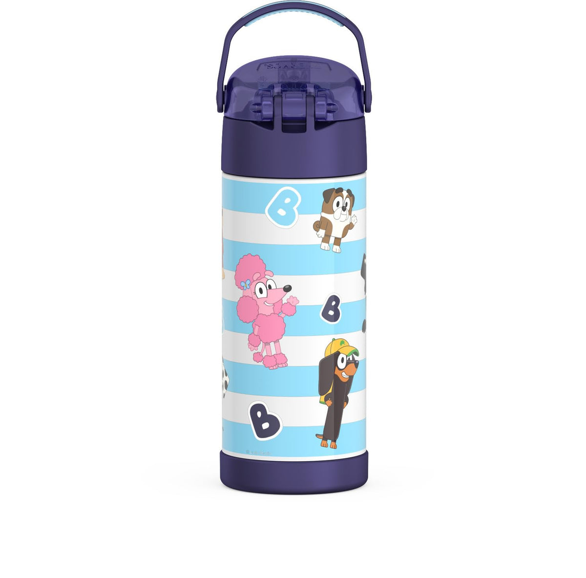 THERMOS FUNTAINER Water Bottle with Straw, 14oz, Bluey