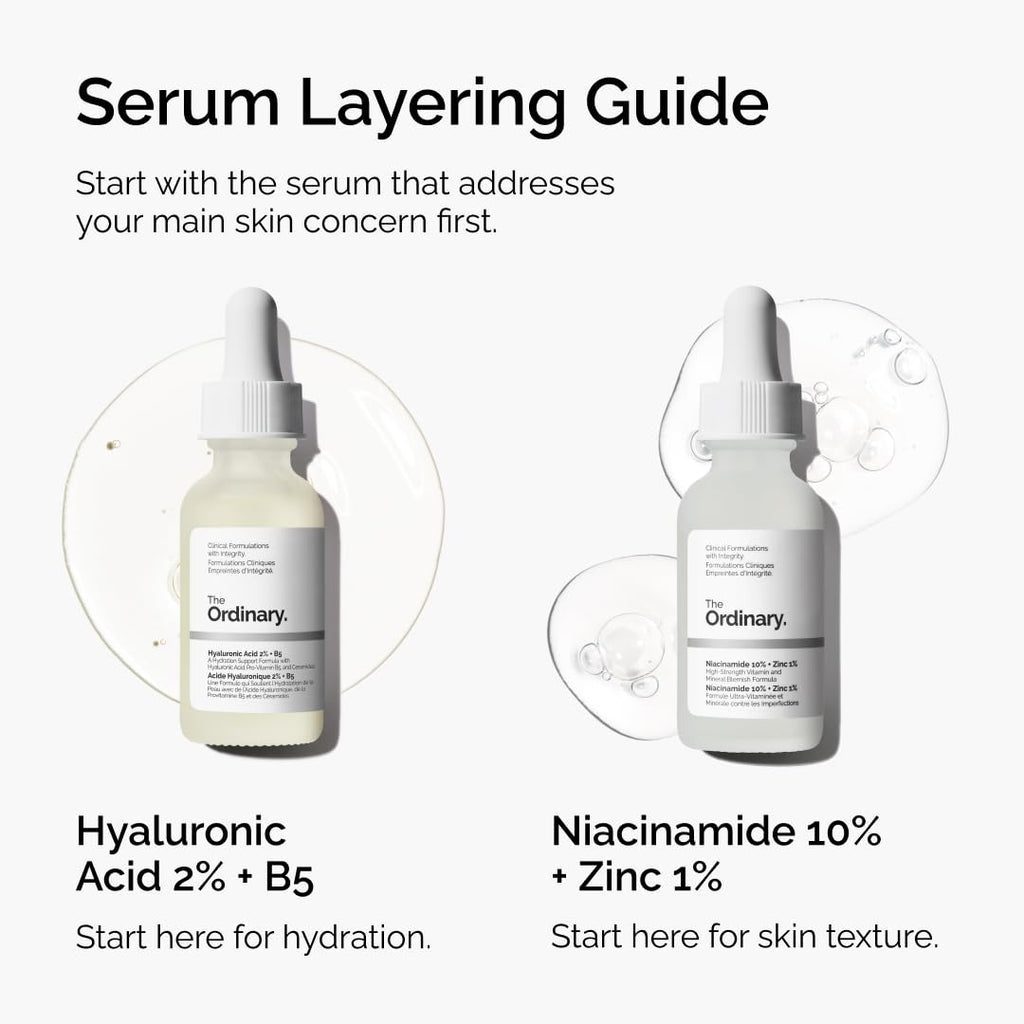 The Ordinary Niacinamide 10% + Zinc 1%, Smoothing Serum for Blemish-Prone Skin, 30 ml