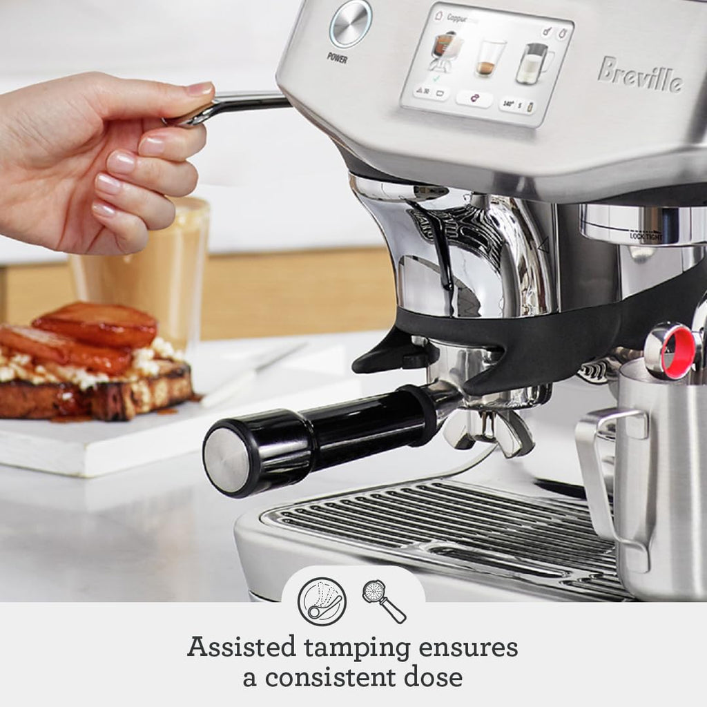 Breville the Barista Touch Impress Espresso Machine, Coffee Maker with Grinder, BES881BSS, Brushed Stainless Steel