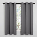 NICETOWN Blackout Curtains 2 Panels for Bedroom (W42 x L63,Grey)