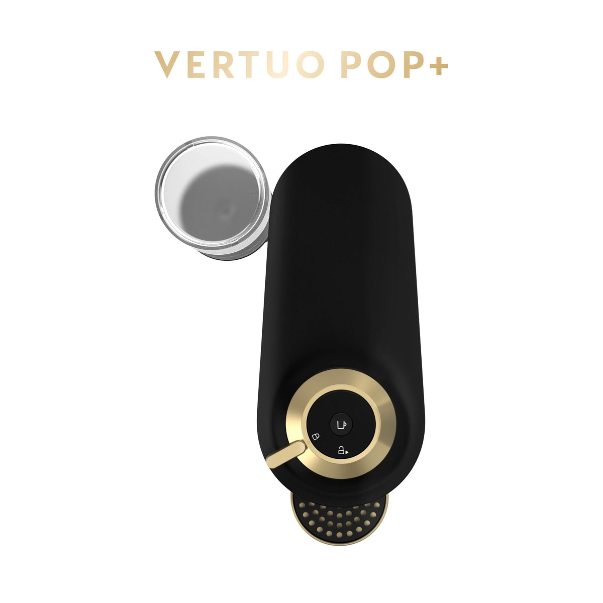 Nespresso Vertuo Pop+ Deluxe Pod Coffee & Espresso Machine Black & Gold