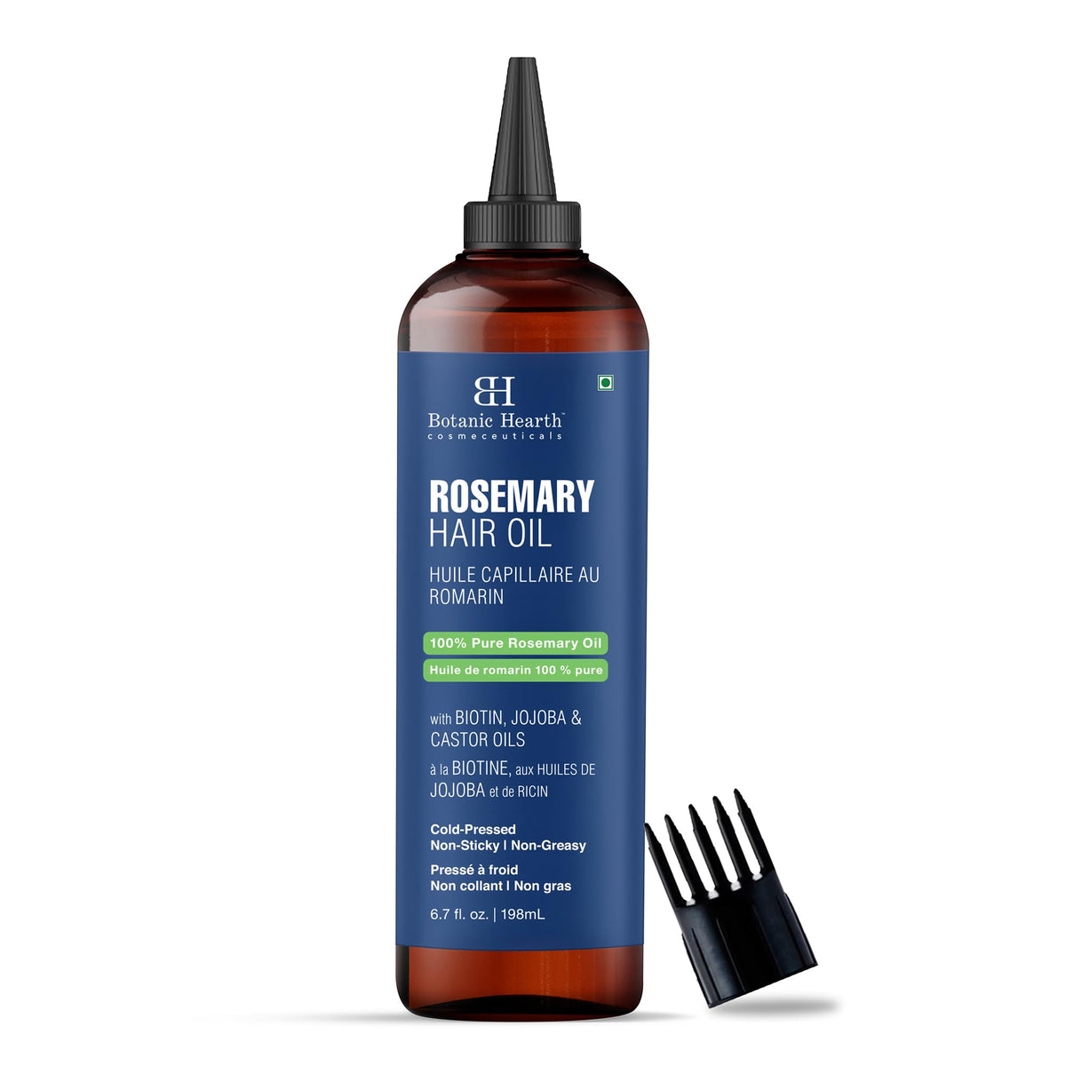 Botanic Hearth Rosemary Hair Oil for Hair & Scalp, 6.7 Fl Oz