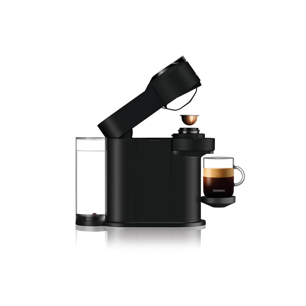 Nespresso Vertuo Next Pod Coffee Maker Matte Black with Milk Frother