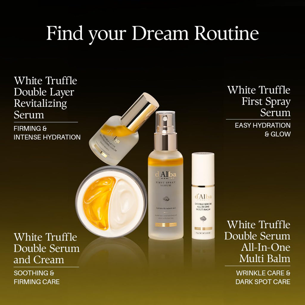 d'alba Piedmont Italian White Truffle Double Serum All-in-one Multi Balm
