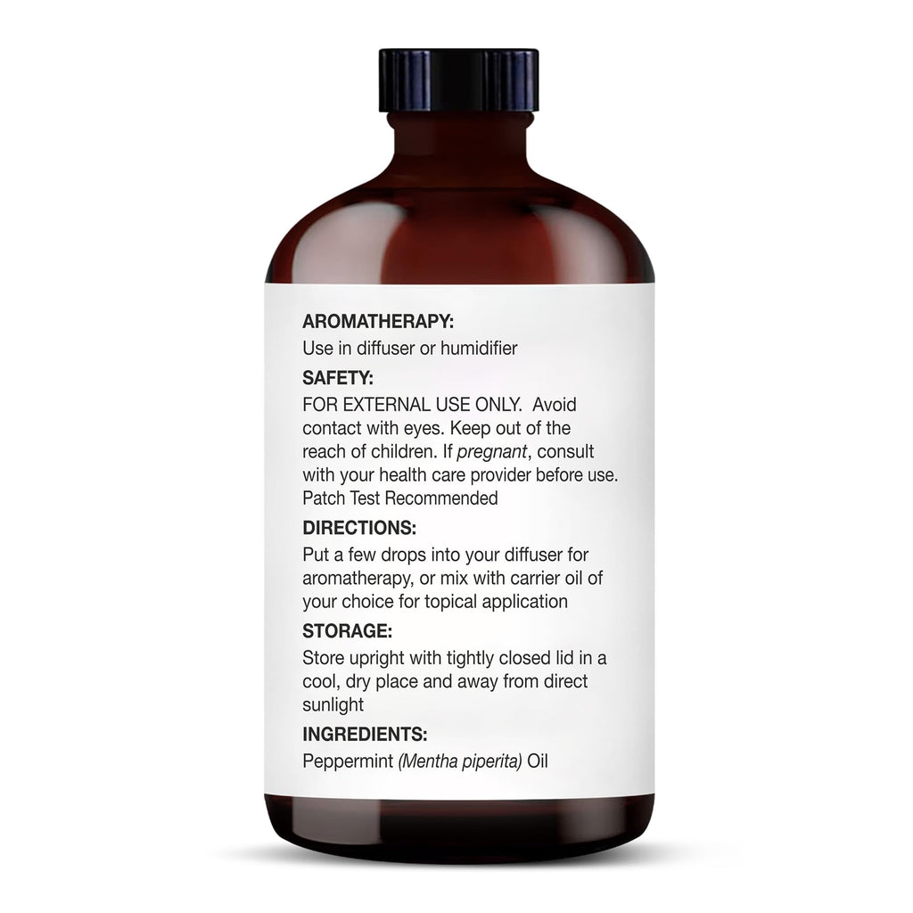 Majestic Pure Peppermint Essential Oil for Diffuser - 4 Fl Oz