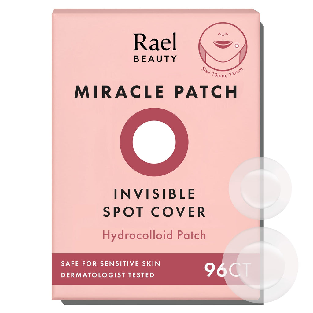 Rael Miracle Invisible Spot Cover Hydrocolloid Acne Pimple Patches (96 Ct)