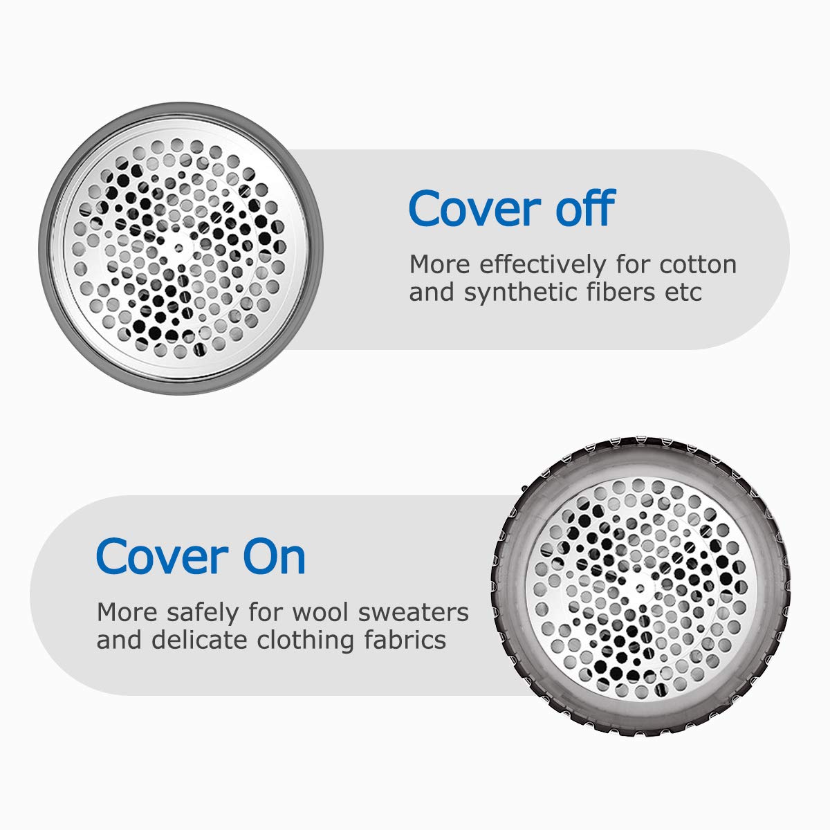 BEAUTURAL Fabric Shaver and Lint Remover, Portable Sweater Defuzzer