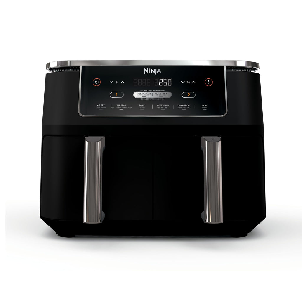 Ninja Foodi Air Fryer, 10 Qt/9.5L DualZone, 6-in-1, Black, DZ302C
