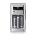 Braun PureFlavor 14‑Cup Programmable Coffee Maker – Fast Brew Speed, Touch Display, Bold & Brew‑Over‑Ice Modes, FlavorCarafe & Adjustable Warm Plate, White