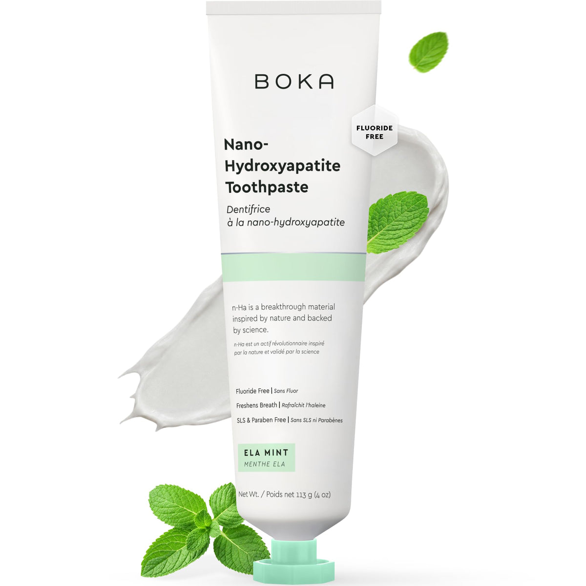 Boka Toothpaste - Fluoride Free, Nano Hydroxyapatite Toothpaste