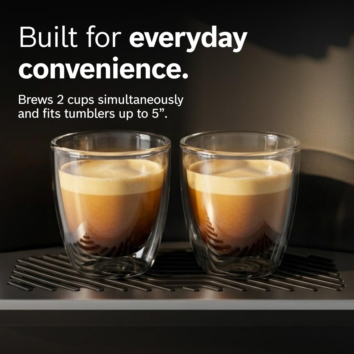 Bosch 800 Series Fully Automatic Coffee, Espresso Machine- Stainless Steel | Double Cup, Touchscreen, Large Bean Capacity, 36 Drinks, Cold Brew, Save up to 30 Profiles - Integrated Milk Container