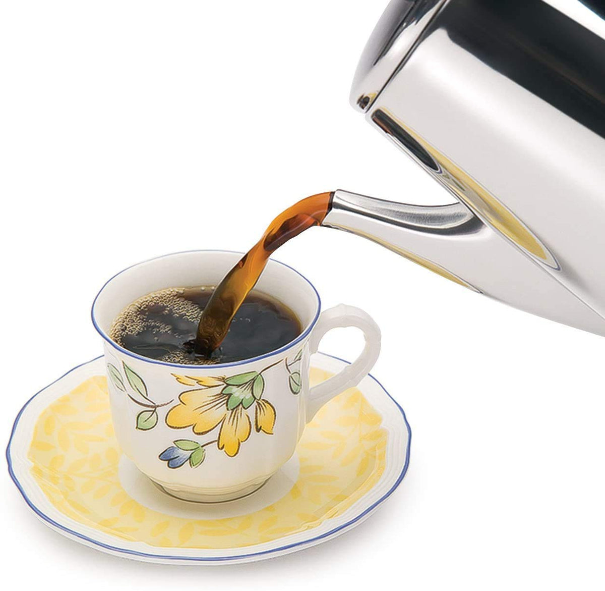 Presto 02811 12-Cup Stainless Steel Coffeemaker, Chrome