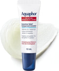 Aquaphor Lip Repair Lip Ointment for Extremely Dry, Chapped and Cracked Lips, Formulated with Panthenol and Vitamins C and E, Fragrance Free, Non Comedogenic Lip Balm, 10mL