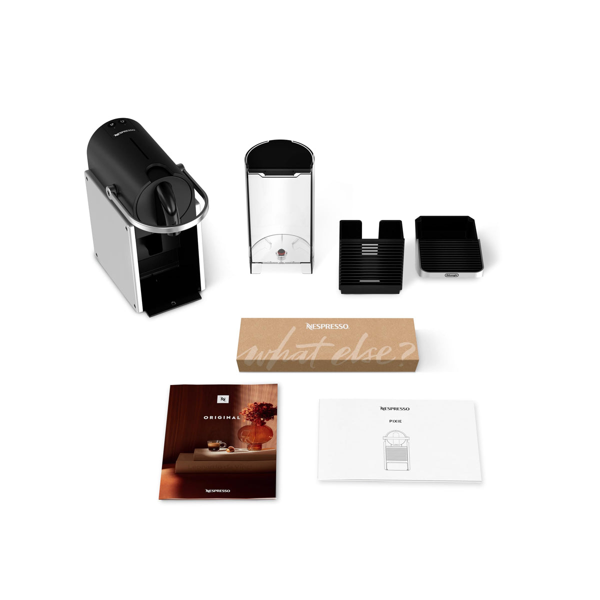 Nespresso Pixie Single Serve Pod Espresso Machine Aluminum