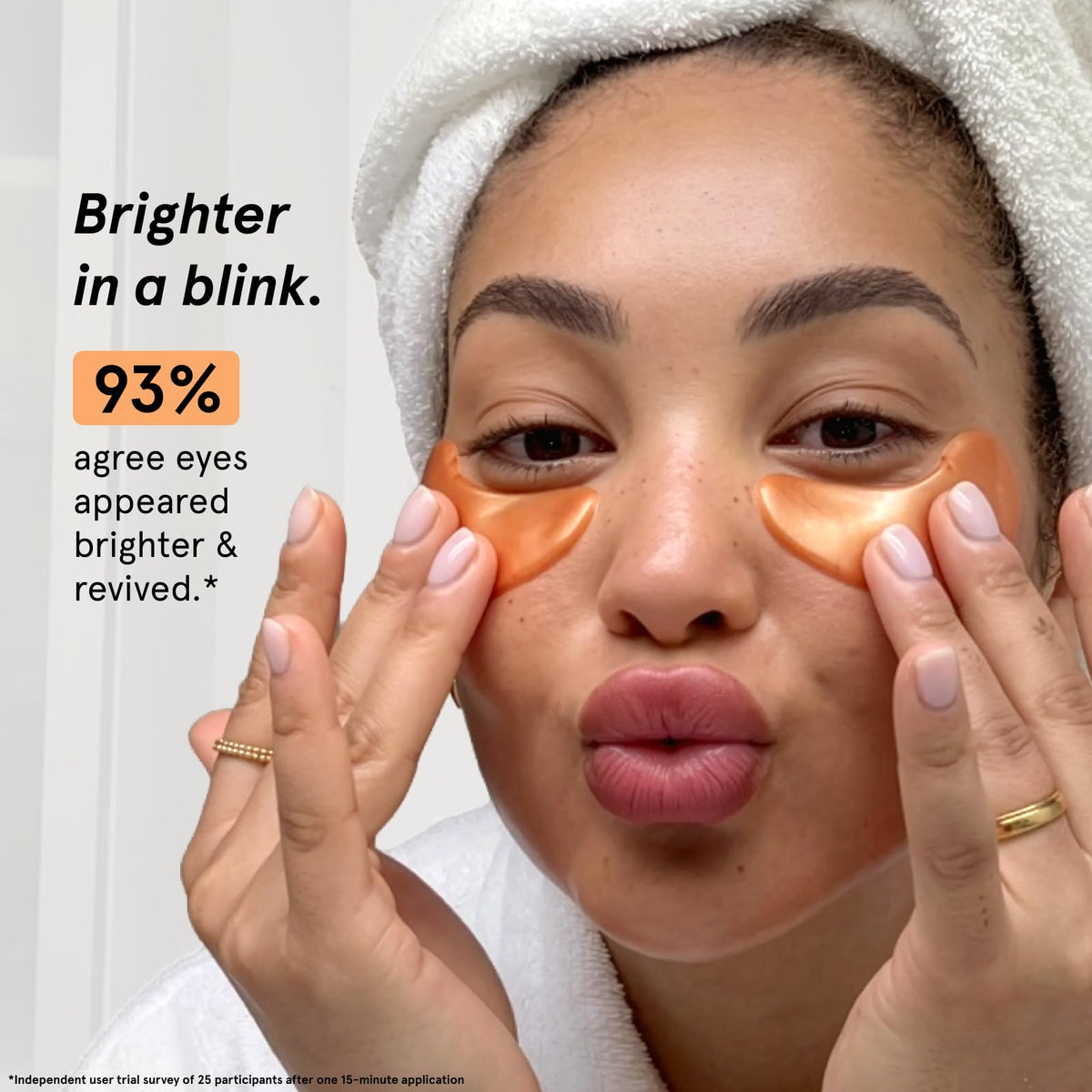 grace & stella New Brightening Eye Patches for Dark Circles (24 Pairs) - Vitamin C Under Eye Patches for Puffiness - Perfect Gifts for Women & Morning Skin Care Routine, Vegan Cruelty Free