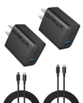 Anker Phone Charger, 20W USB C Charger Block, Type C Charger Fast Charging