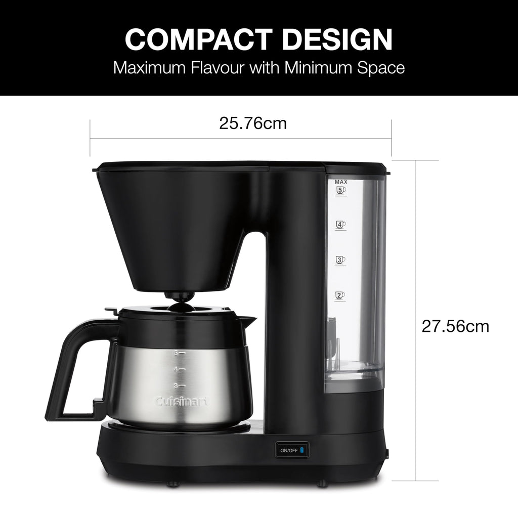 Cuisinart Coffee Maker, Stainless Steel Carafe, Programmable, 5 Cups