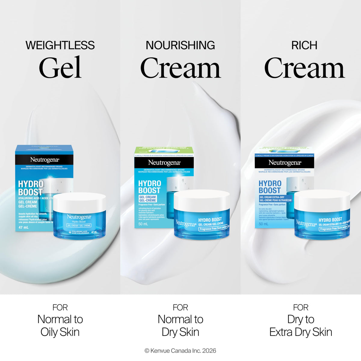 Neutrogena Hydro Boost Gel Cream Face Moisturizer, 47mL