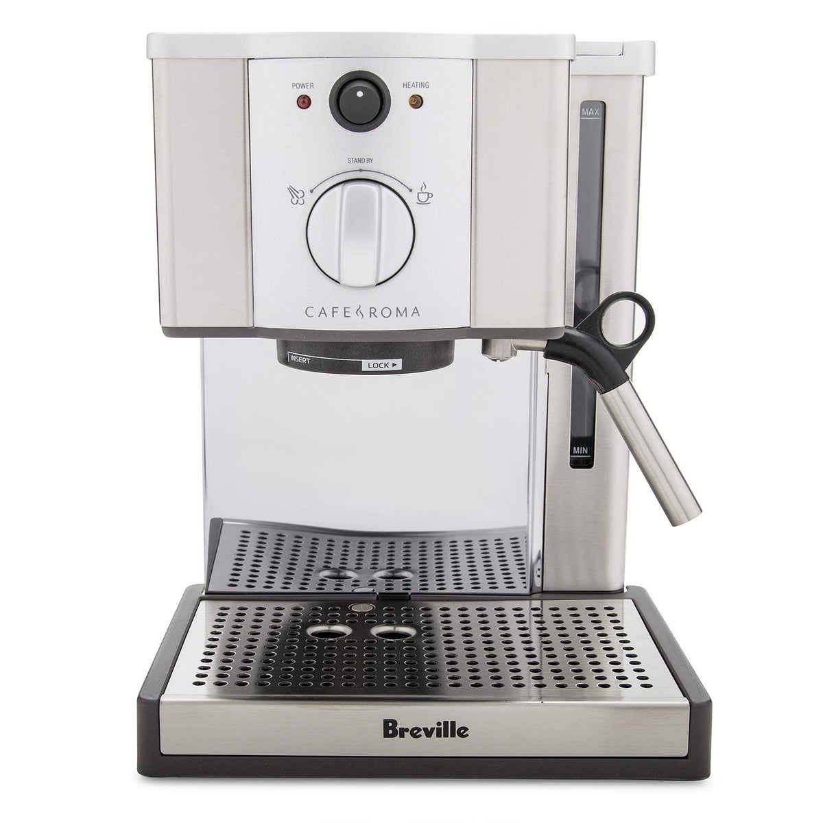 Breville ESP8 Café Roma Espresso Machine, Brushed Stainless Steel