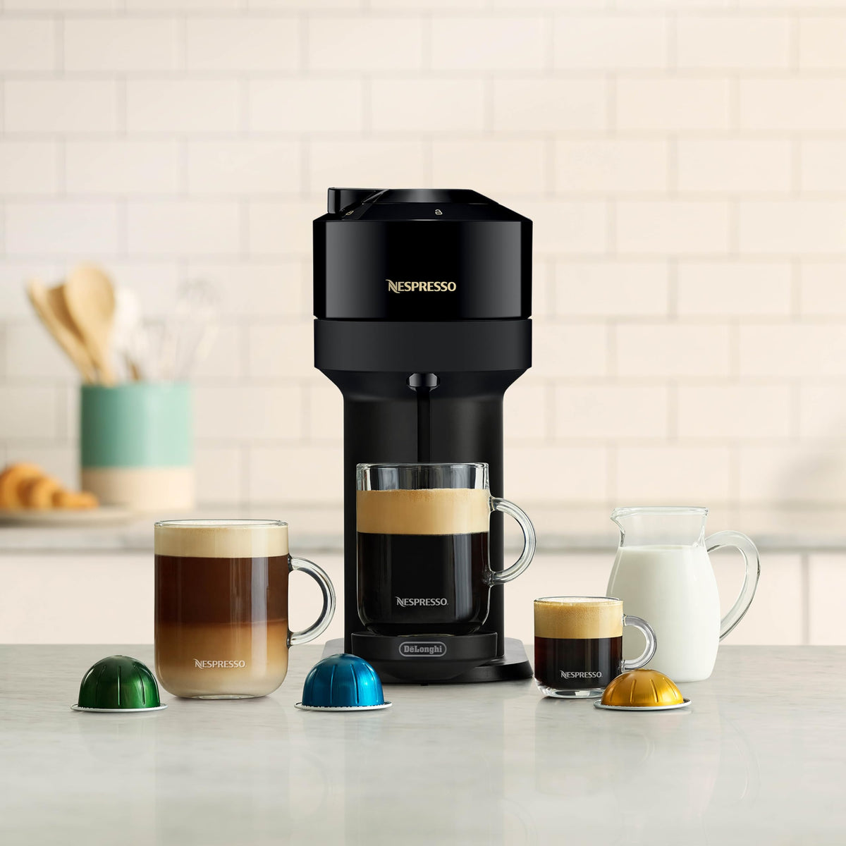 Nespresso Vertuo Next Pod Coffee & Espresso Machine Glossy Black