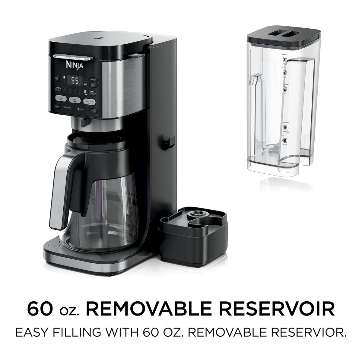 Ninja Drip Coffee Maker | DualBrew Pro Hot & Iced | Black, CFP101C