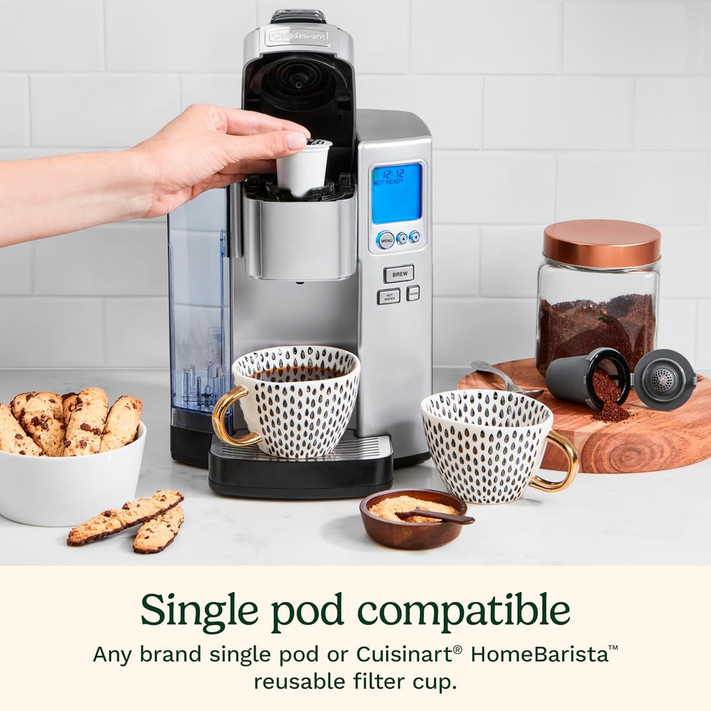 Cuisinart Coffee Maker, Single Serve & Programmable, 5 Cup Sizes