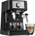 De'Longhi Stilosa Compact Manual Espresso Machine, Milk Frother