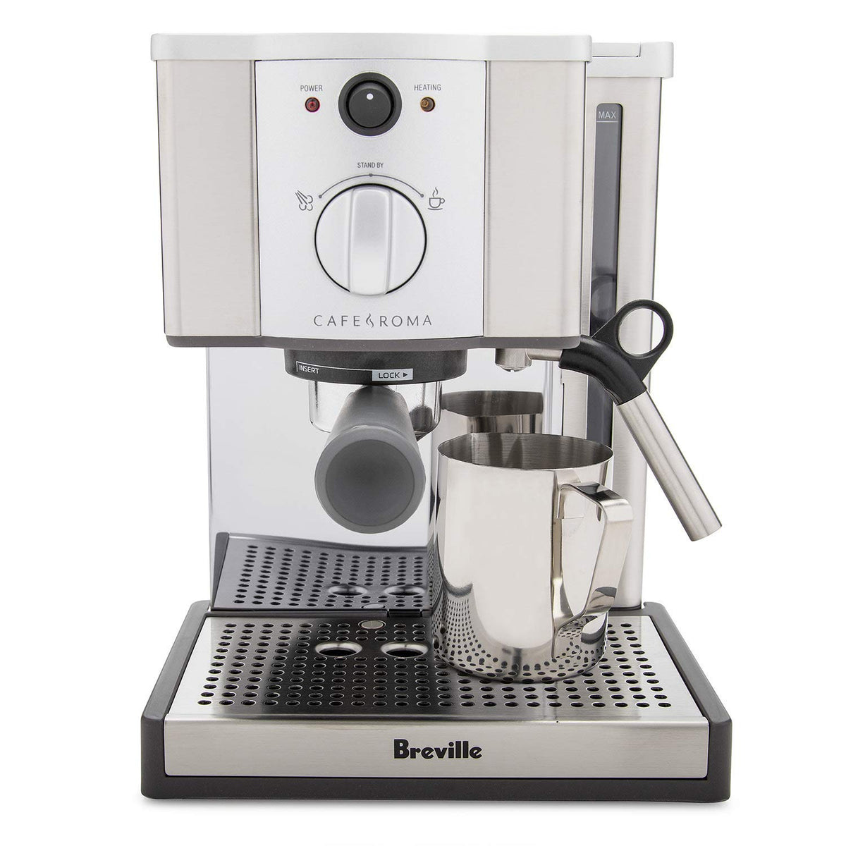 Breville ESP8 Café Roma Espresso Machine, Brushed Stainless Steel