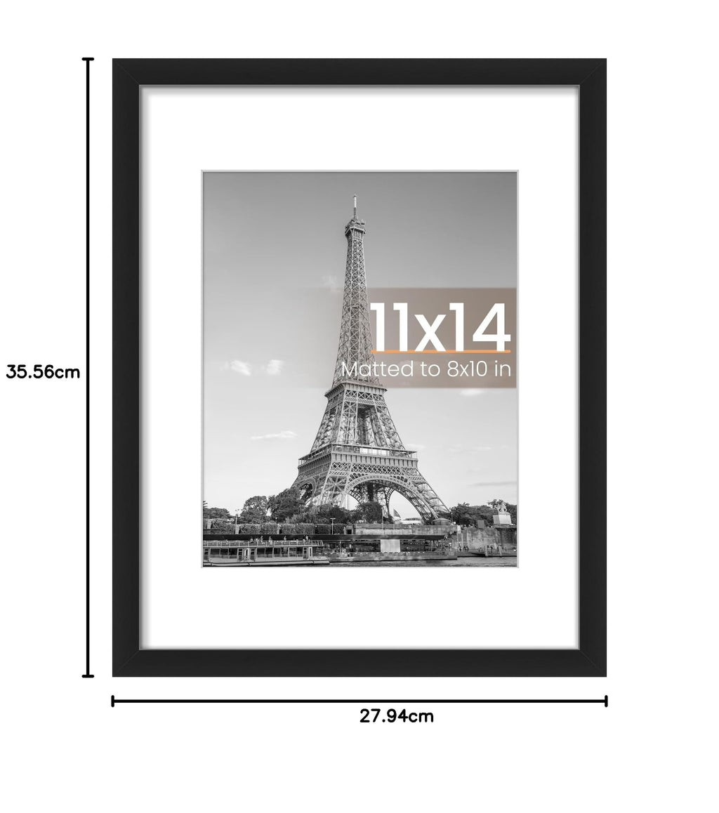 upsimples 11x14 Picture Frame,Black,1 Pack