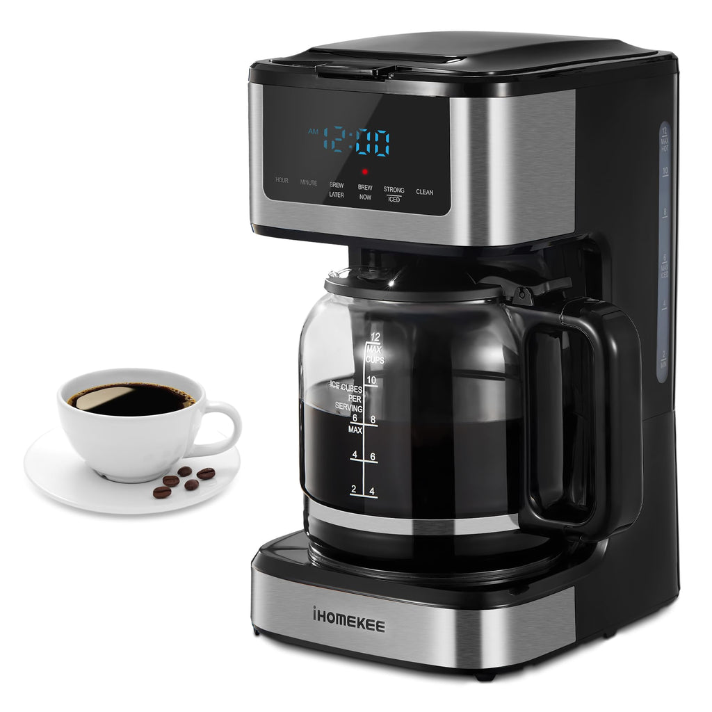 Coffee Maker, Programmable Drip Coffee Machine 12 Cup