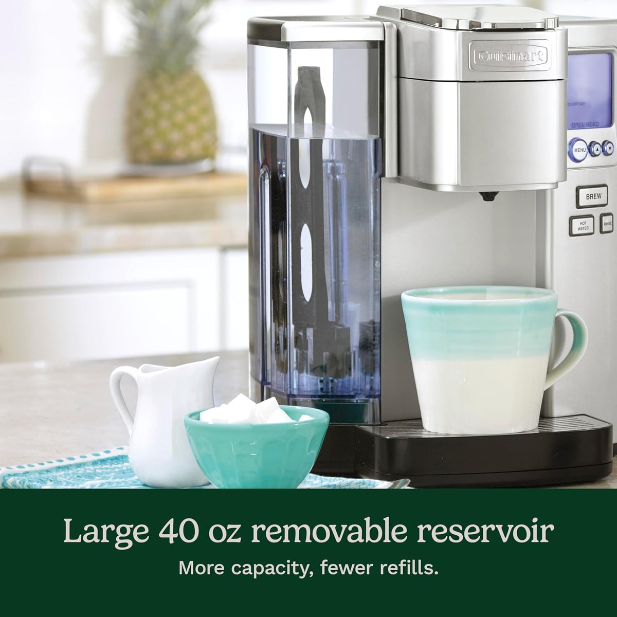 Cuisinart Coffee Maker, Single Serve & Programmable, 5 Cup Sizes