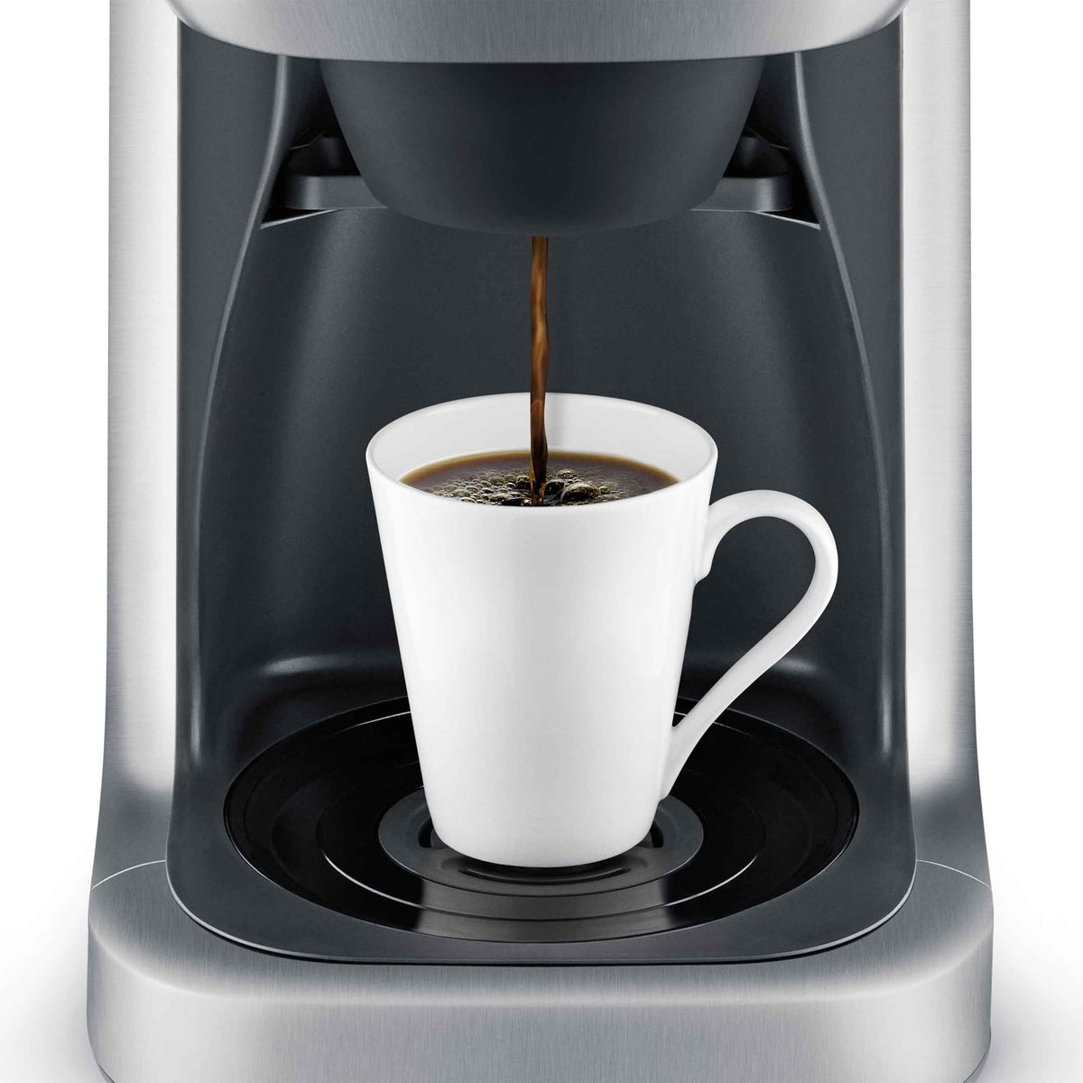 Breville BDC650BSS The Grind Control Drip Coffee Maker, Silver, Medium ,Stainless Steel