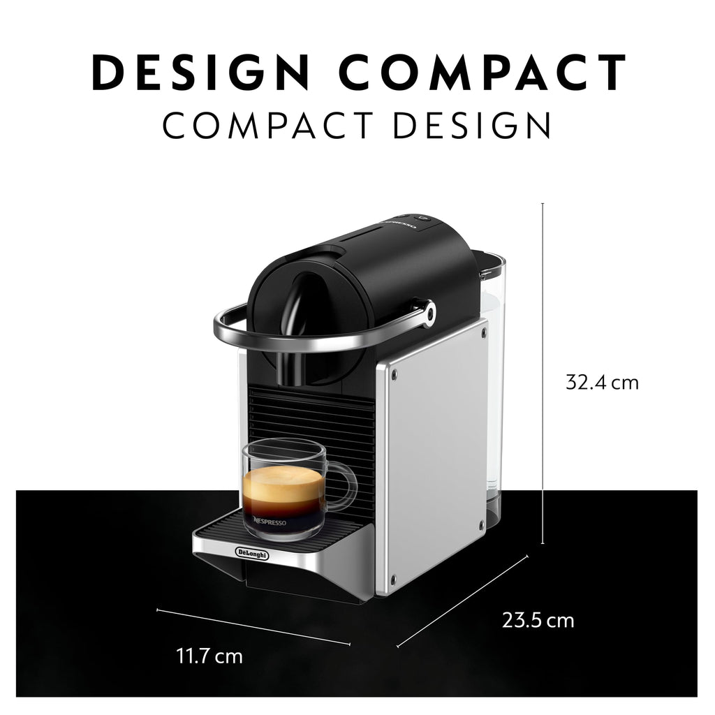 Nespresso Pixie Single Serve Pod Espresso Machine Aluminum