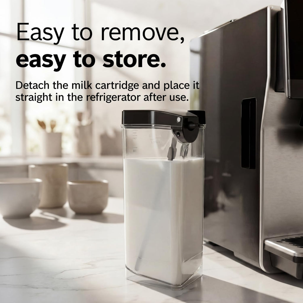 Bosch 800 Series Fully Automatic Coffee, Espresso Machine- Stainless Steel | Double Cup, Touchscreen, Large Bean Capacity, 36 Drinks, Cold Brew, Save up to 30 Profiles - Integrated Milk Container
