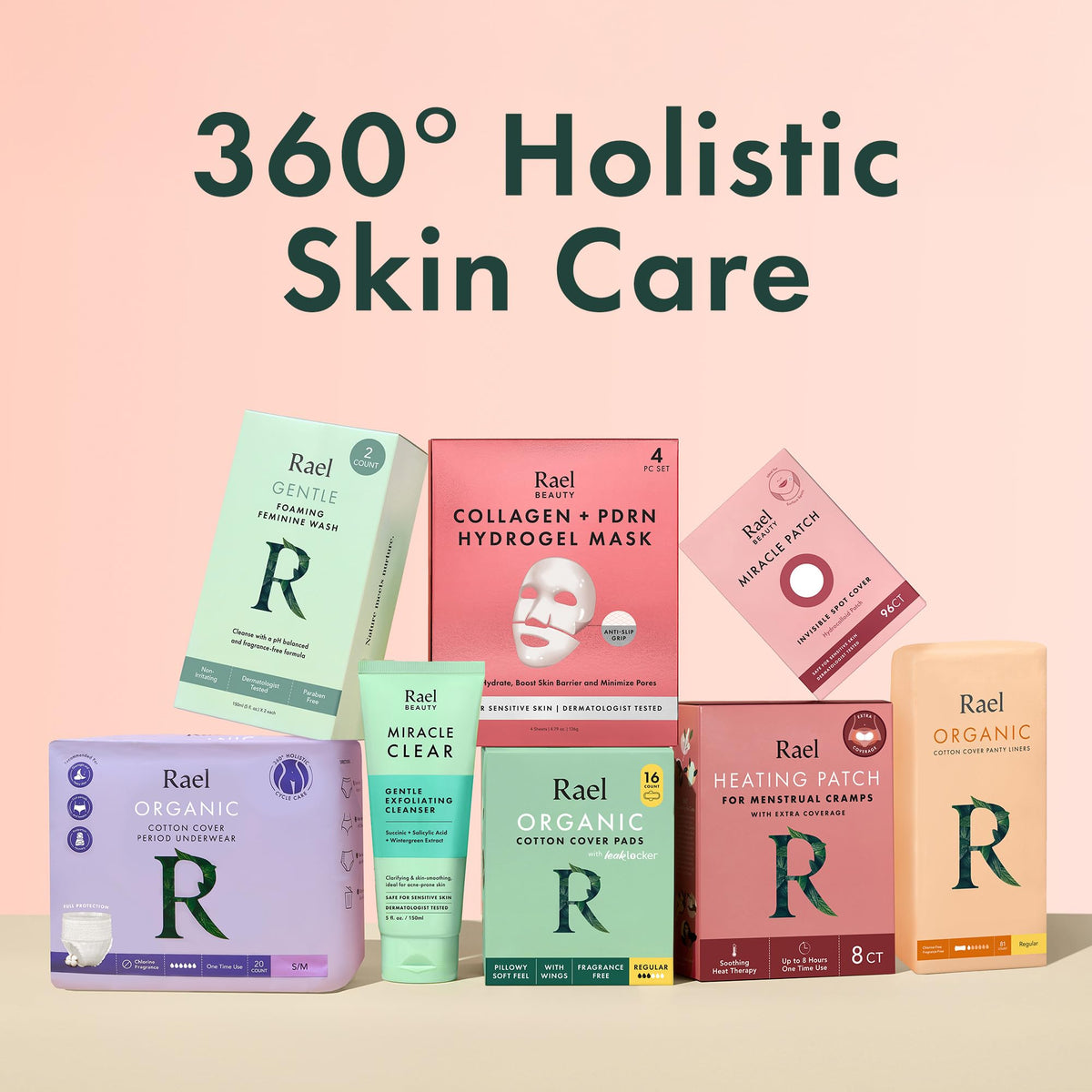 Rael Miracle Invisible Spot Cover Hydrocolloid Acne Pimple Patches (96 Ct)