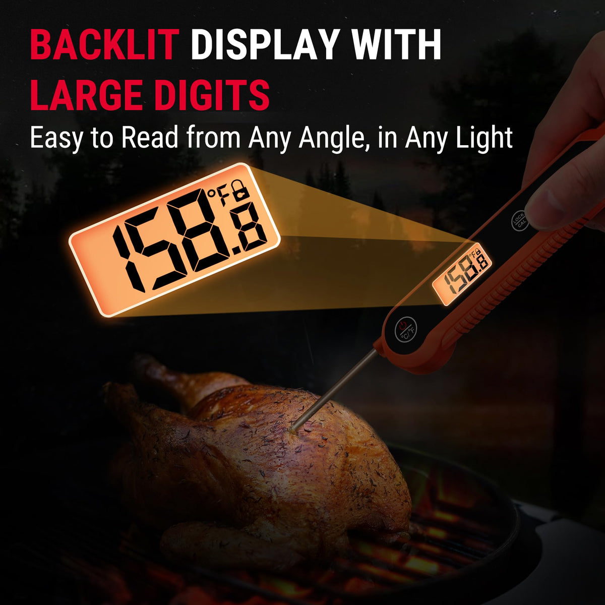 TempPro TempSwift 1 Sec Meat Thermometer Digital Instant Read Thermometer