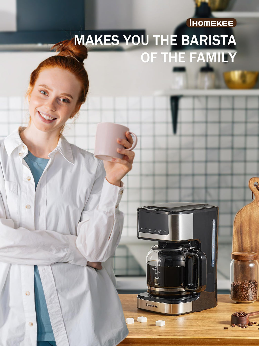 Coffee Maker, Programmable Drip Coffee Machine 12 Cup