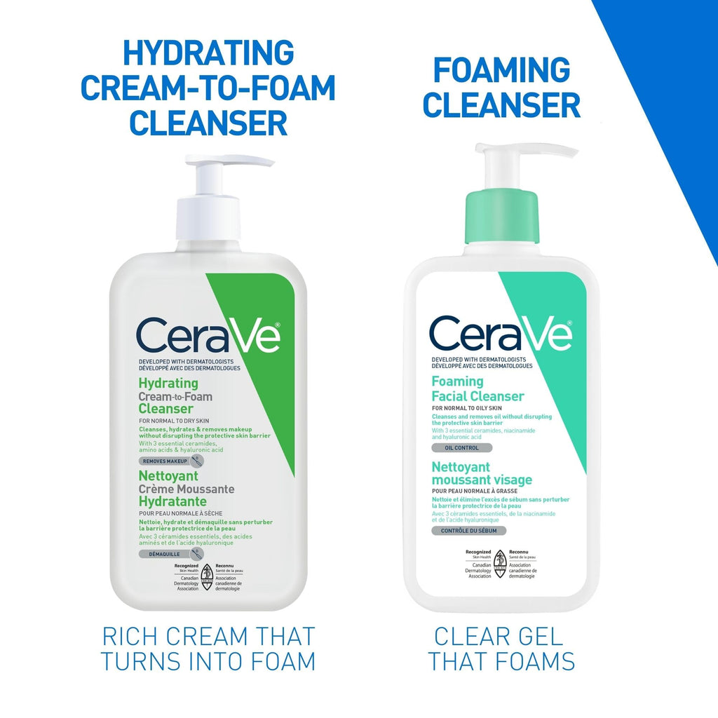 CeraVe Foaming Face Wash with Niacinamide & Hyaluronic Acid, 562mL