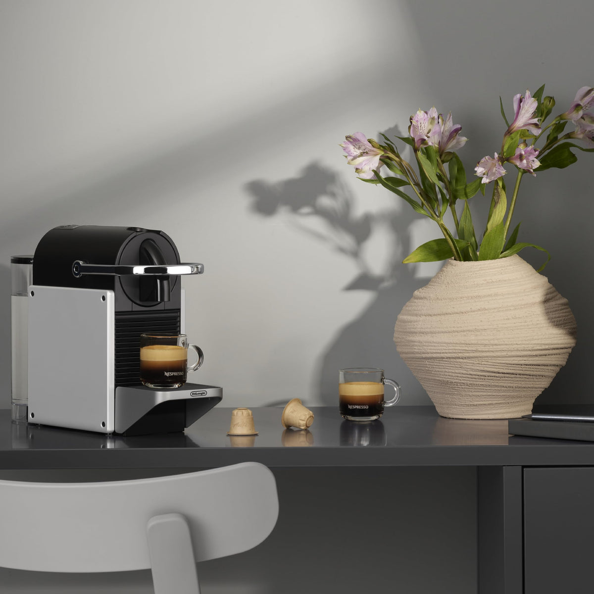 Nespresso Pixie Single Serve Pod Espresso Machine Aluminum
