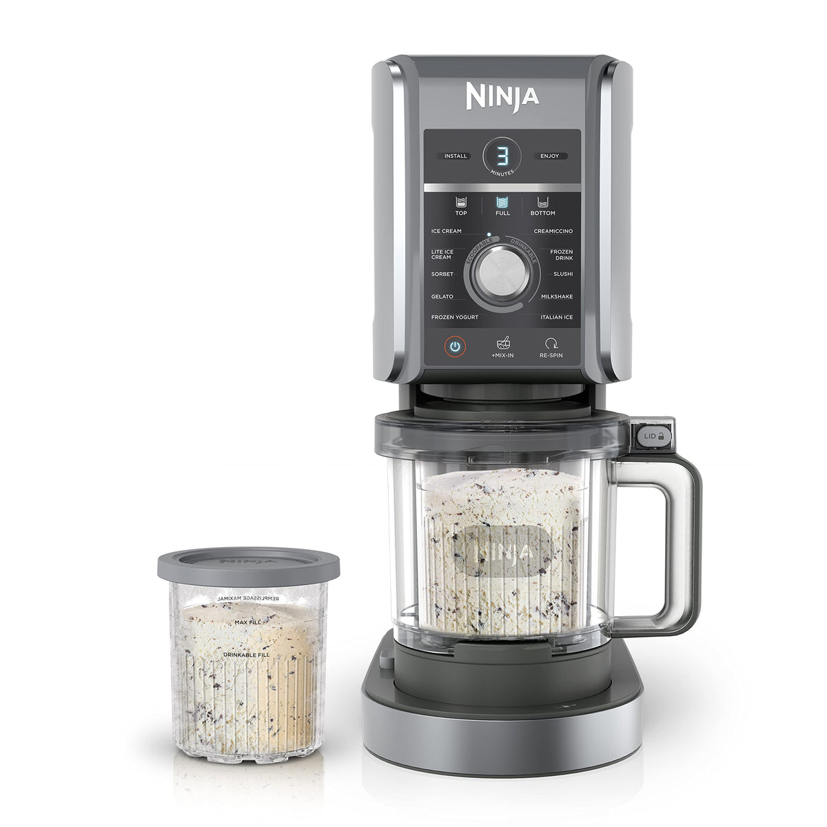 Ninja CREAMi XL Deluxe 11-in-1 Ice Cream & Frozen Treat Maker, NC501C