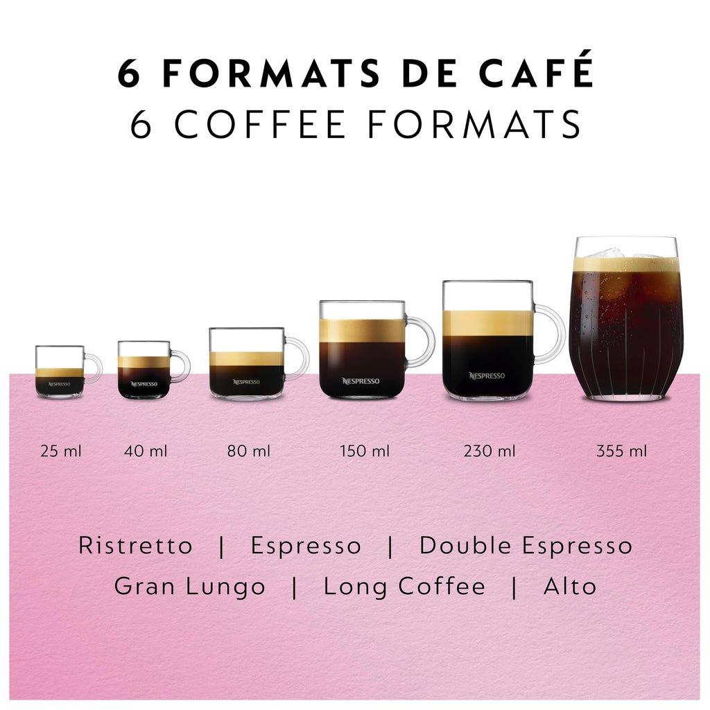 Nespresso Vertuo Pop+ Pod Coffee & Espresso Machine Pink