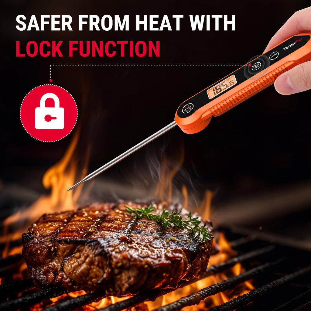 TempPro TempSwift 1 Sec Meat Thermometer Digital Instant Read Thermometer