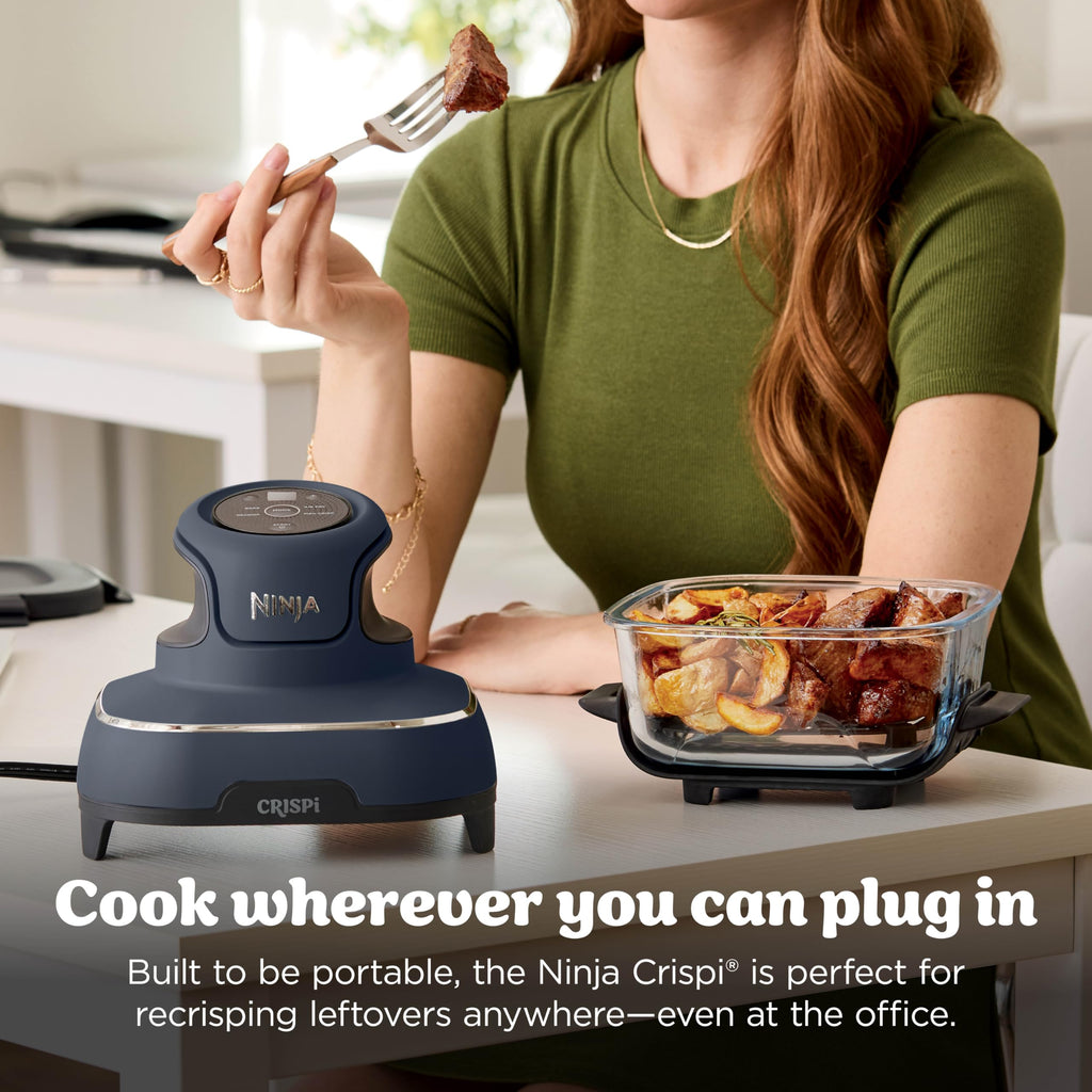 Ninja Crispi Glass Air Fryer, 4-in-1, Grey, FN101CGY