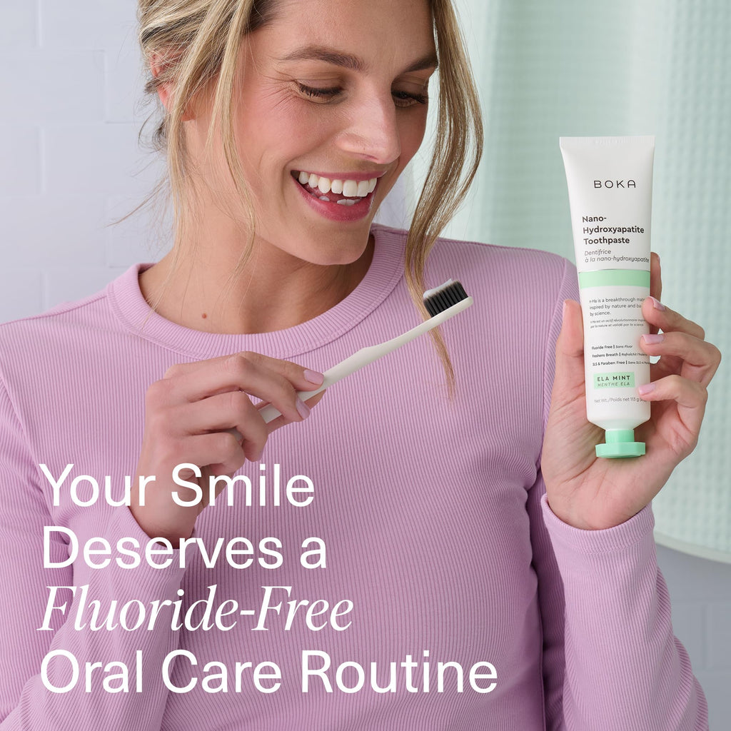 Boka Toothpaste - Fluoride Free, Nano Hydroxyapatite Toothpaste