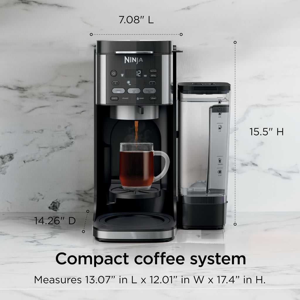 Ninja Drip Coffee Maker | DualBrew Pro Hot & Iced | Black, CFP101C