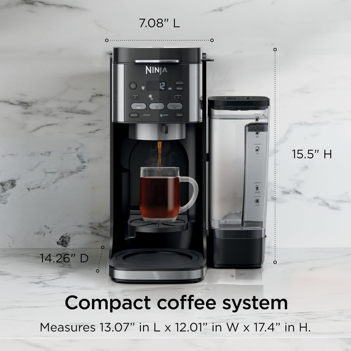 Ninja Drip Coffee Maker | DualBrew Pro Hot & Iced | Black, CFP101C