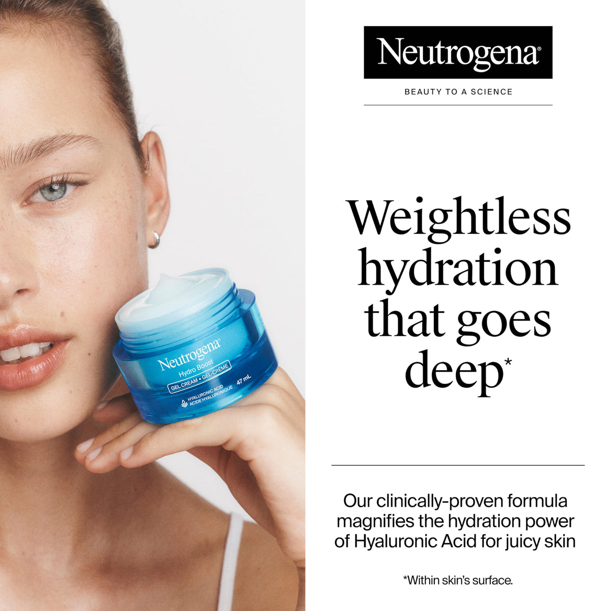 Neutrogena Hydro Boost Gel Cream Face Moisturizer, 47mL